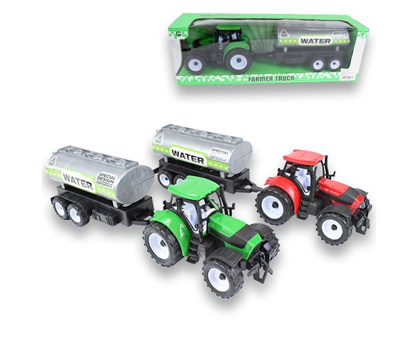 Farmer Truck: Tractor cu rezervor de apă în două versiuni 41cm