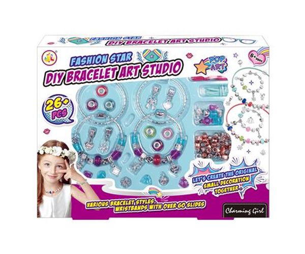 Fashion Star set de făcut brățări cu medalioane și accesorii