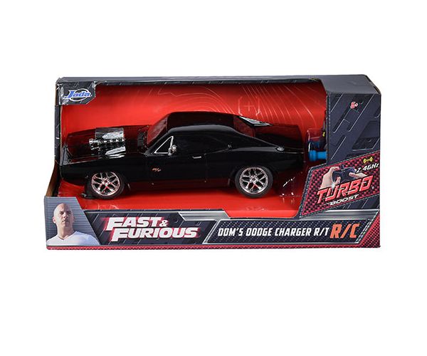 Fast & Furious: RC Dom's Dodge Charger R/T mașină cu telecomandă 1/24 - Simba Toys