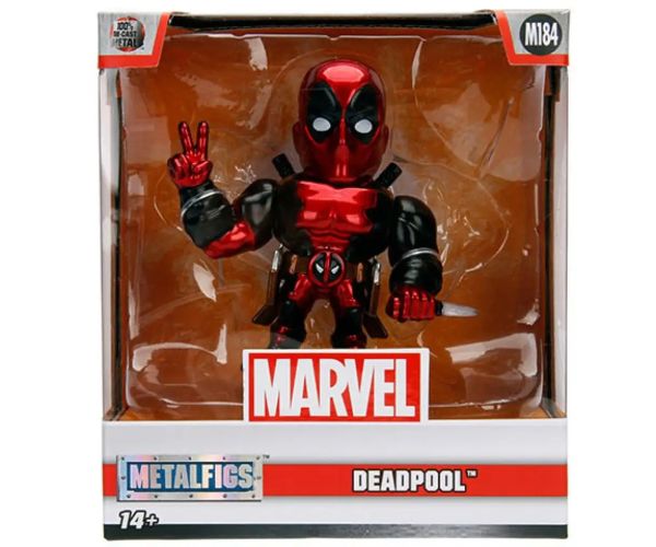Marvel: Metalfigs Deadpool metal figurină 10cm - Simba Toys