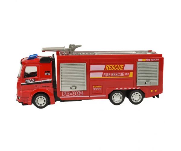 Fire Rescue: mașină de pompieri cu lumină și sunet în diverse versiuni 19cm 1bucată​