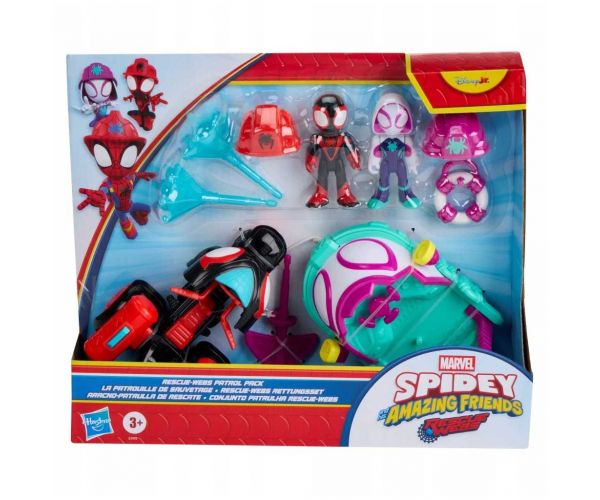 Marvel: Póki și prietenii săi minunați Rescue Webs Patrol set de joc - Hasbro
