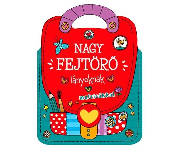 Puzzle mare - caiet cu autocolante pentru fete