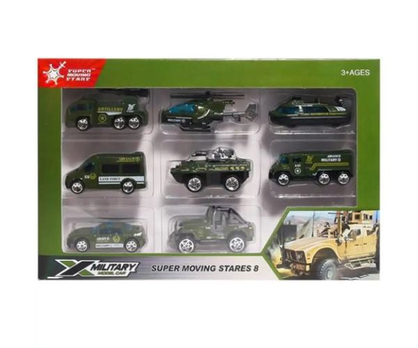 X-Military set mașini militari 8 bucăți