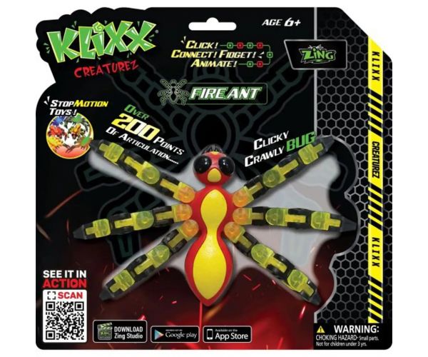 Klixx Creaturez: Furnică de foc în mai multe variante