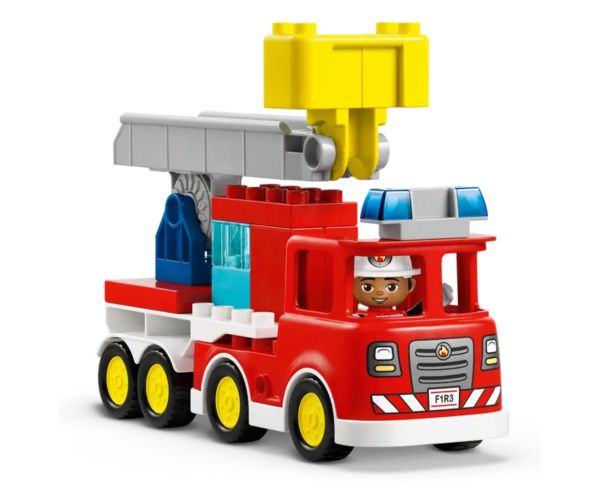 LEGO® DUPLO®: Mașină de pompieri cu furtun și pompier (10473)