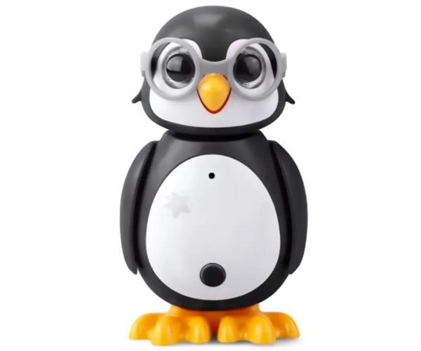Silverlit: Mini pinguin cu inimă deschisă, culoare neagră