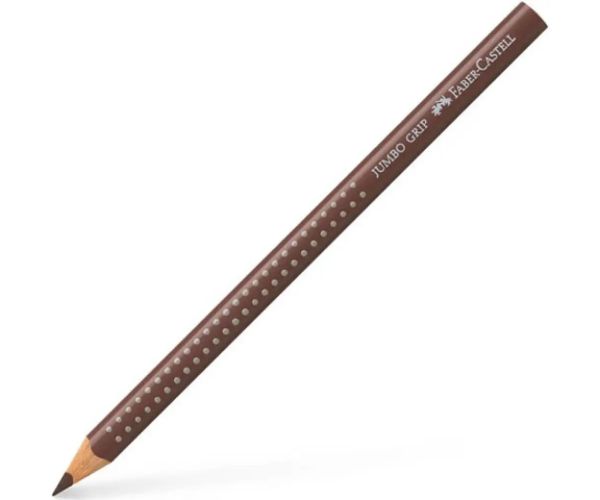 Faber-Castell: Jumbo Grip 2001 creion colorat maro foarte închis
