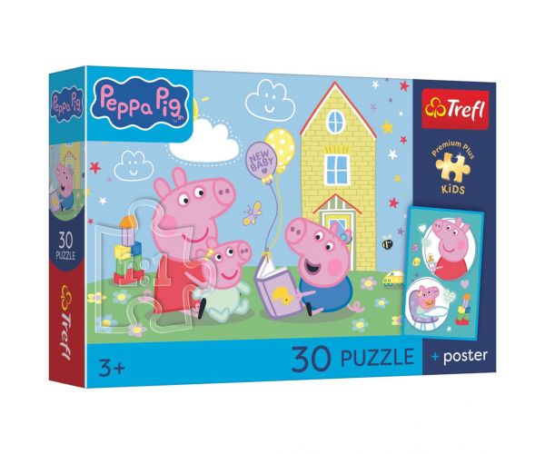 Puzzle premium de 30 de piese Peppa Porcu - Trefl