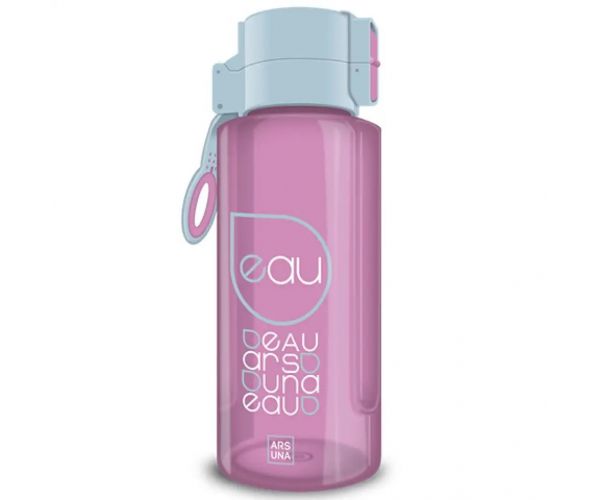 Ars Una sticlă pentru apă roz 650ml