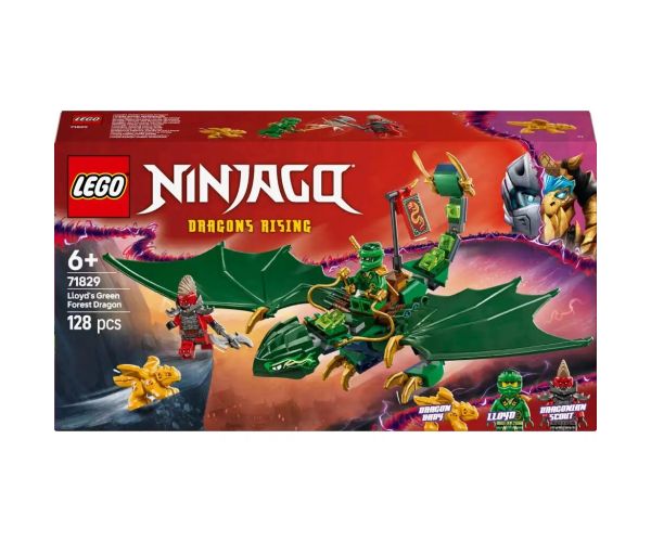 LEGO® Ninjago: Lloyd verde, dragonul pădurii (71829)