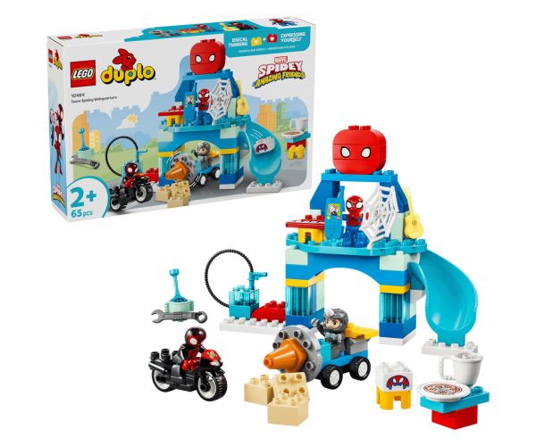 LEGO® DUPLO® Supereroi: Cartela principală a echipei de păianjeni (10464)
