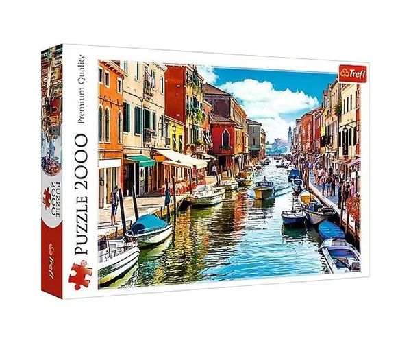 Insula Murano Veneția 2000 bucăți puzzle - Trefl