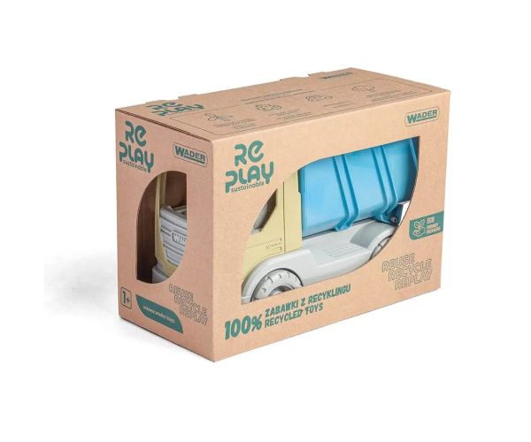 RePlay Tech Truck mașini de lucru reciclate - Basculantă 23cm - Wader