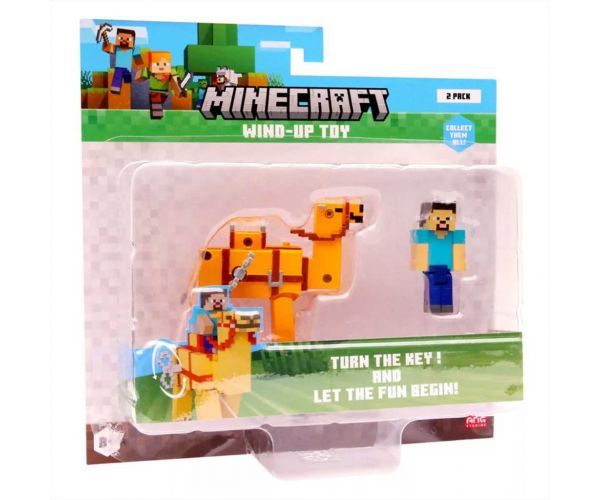 Figurină 3D Minecraft cu un animal acționat cu arc, seria a II-a, în mai multe variante, 1 buc.