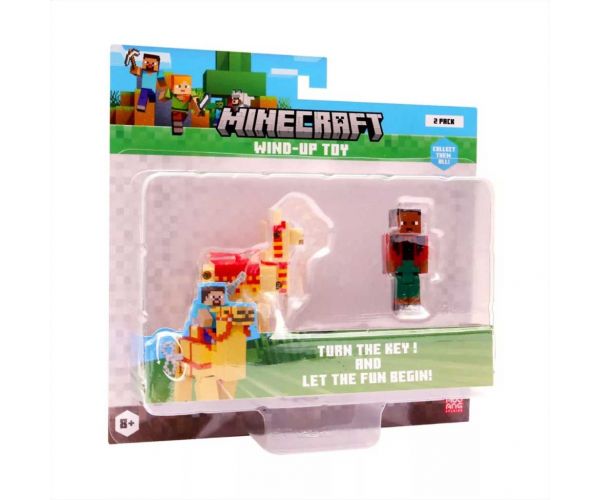 Figurină 3D Minecraft cu un animal acționat cu arc, seria a II-a, în mai multe variante, 1 buc.