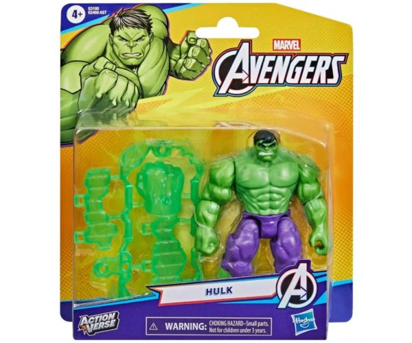 Figurină Hulk Marvel Răzbunători Action Verse - Hasbro