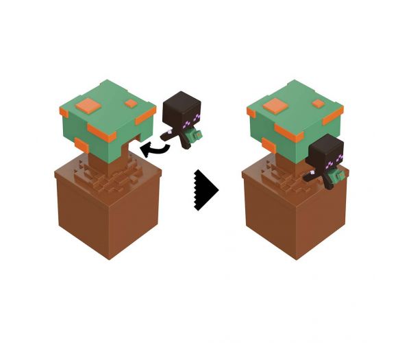 Figurină Minecraft Reveal în cutie de depozitare - Azalee - Mattel