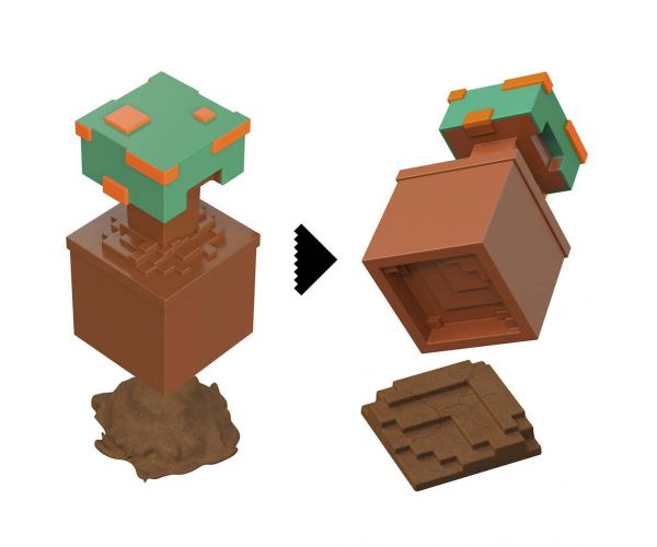 Figurină Minecraft Reveal în cutie de depozitare - Azalee - Mattel