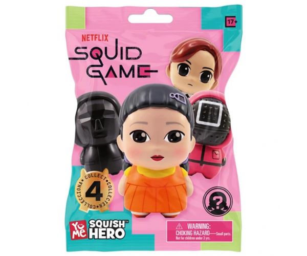 Figurină Squid Game Squish Hero în pachet surpriză 1 buc.