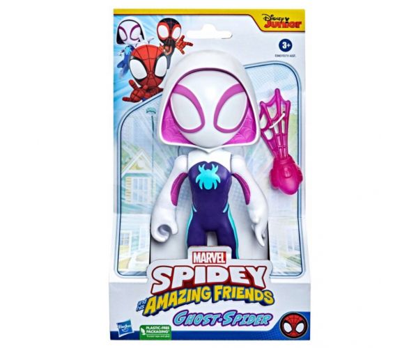 Figurină Supersized Ghost-Spider — Marvel Póki și prietenii săi minunați - Hasbro
