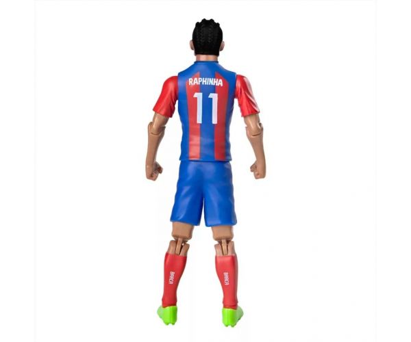 Figurină de acțiune a unui fotbalist, 20 cm - Barcelona, Raphinha în tricoul cu numărul 11