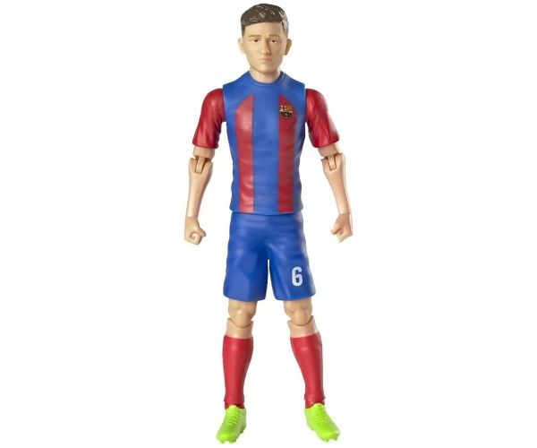 Figurină de acțiune a unui fotbalist, 20 cm - FC Barcelona, Gavi în tricoul cu numărul 6