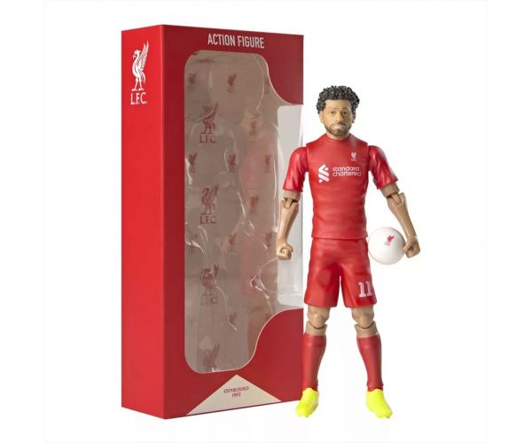 Figurină de acțiune a unui fotbalist, 20 cm - Liverpool, Salah în tricoul cu numărul 11
