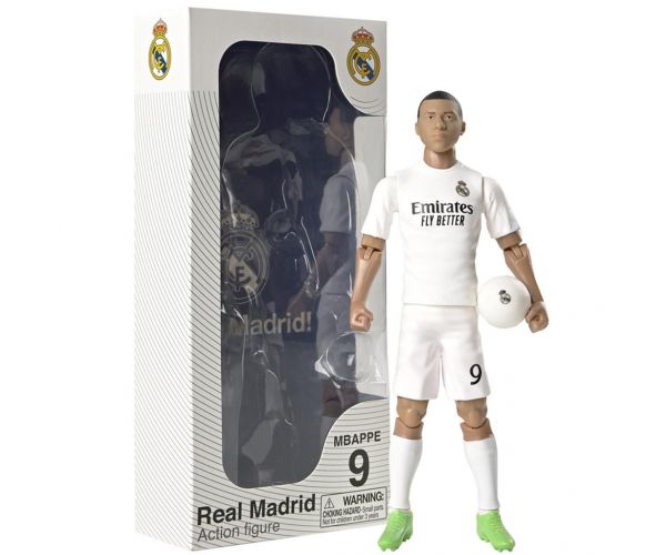 Focista akciófigura, 20 cm - Real Madrid, Mbappé 9-es mezben