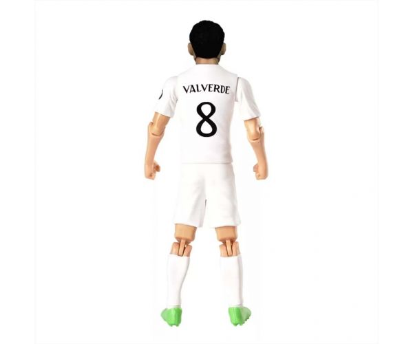 Figurină de acțiune fotbalist, 20 cm – Real Madrid, Valverde în tricoul cu numărul 8