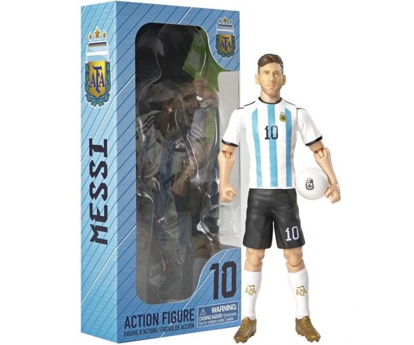 Figurină de acțiune fotbalist, 20 cm - Argentina, Messi cu tricoul numărul 10