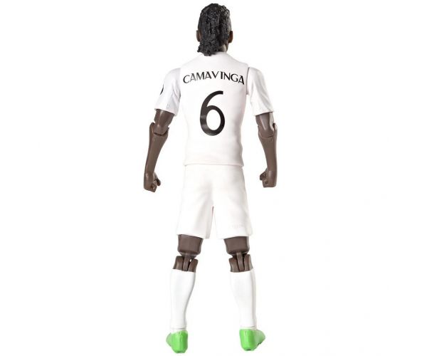 Figurină de acțiune fotbalist, 20 cm - Real Madrid, Camavinga în tricoul cu numărul 6