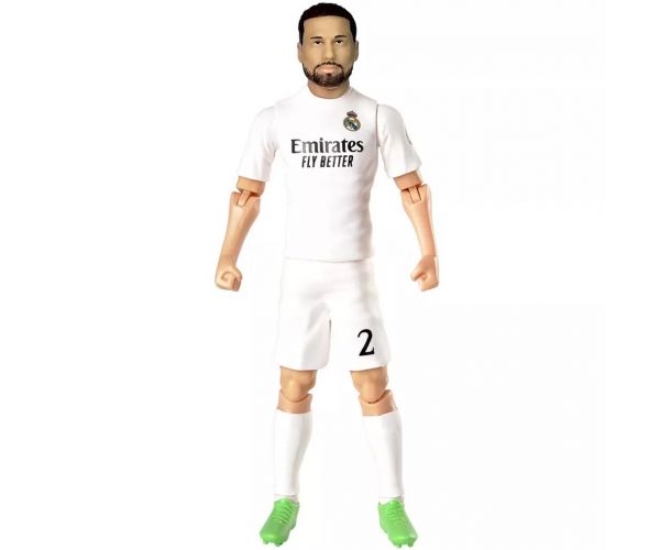 Figurină de acțiune fotbalist, 20 cm - Real Madrid, Carvajal în tricoul cu numărul 2