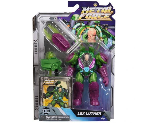 Figurină de joc DC Metal Force Lex Luthor cu echipament - Spin Master