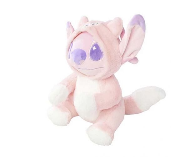 Figurină de pluș Disney Stitch Angel în costum de vulpe, 25 cm - Simba Toys