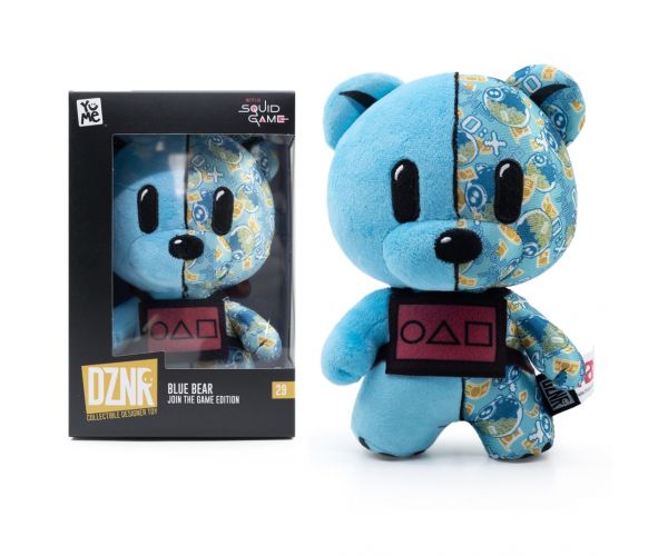 Figurină de pluș Squid Game DZNR Blue Bear ediția Join the Game 18cm