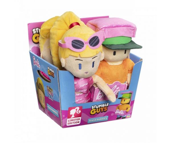 Figurină de pluș Stumble Guys x Barbie de 20 cm în mai multe variante