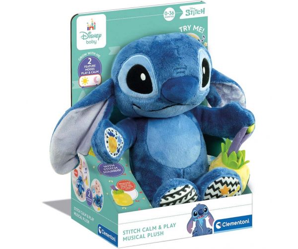 Figurină de pluș interactivă Disney Stitch - Clementoni
