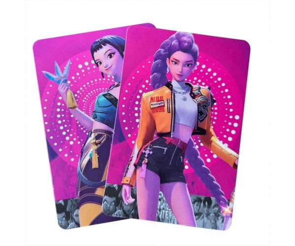 Figurină surpriză K-Pop Demon Hunters cu card în cutie