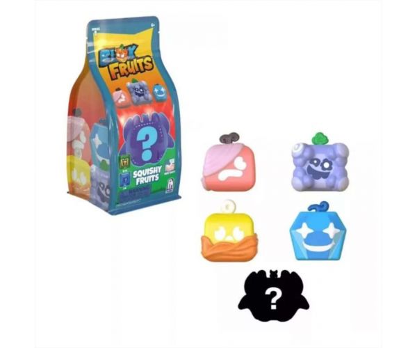 Figurină surpriză PhatMojo Blox Fruits apăsabilă cu cod DLC