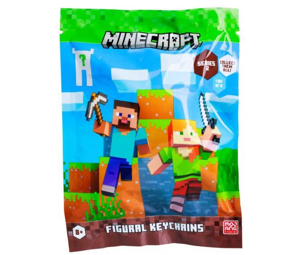 Figurină surpriză breloc Minecraft, diverse modele - 1 buc.