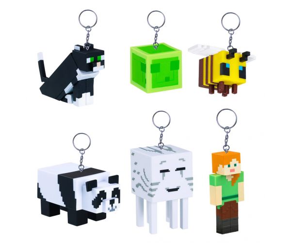 Figurină surpriză breloc Minecraft, diverse modele - 1 buc.