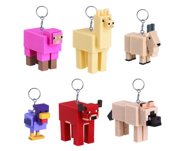 Figurină surpriză breloc Minecraft, diverse modele - 1 buc.