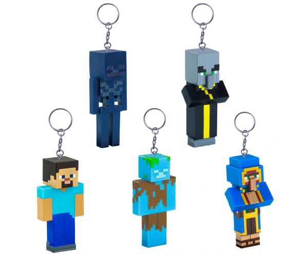 Figurină surpriză breloc Minecraft, diverse modele - 1 buc.
