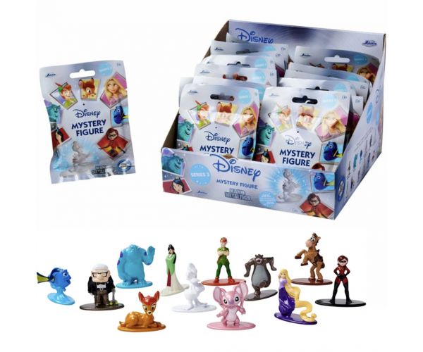 Figurine nano metalice surpriză Disney, 1 buc., seria 3 - Jada Toys