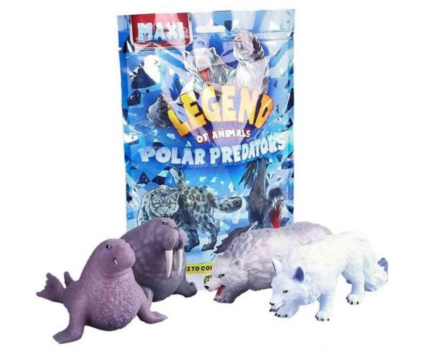 Figurine surpriză extensibile cu prădători polari