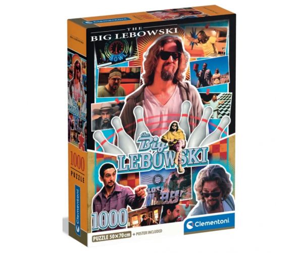 Filme de cult: Marele Lebowski puzzle de 1000 de piese - Clementoni