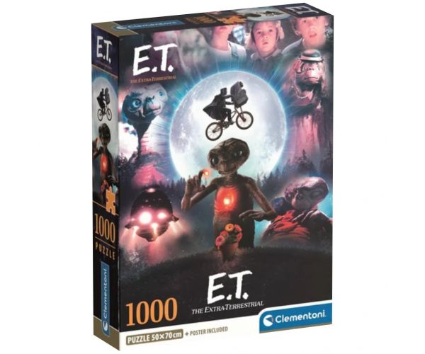 Filme de cult: puzzle E.T. de 1000 de piese - Clementoni