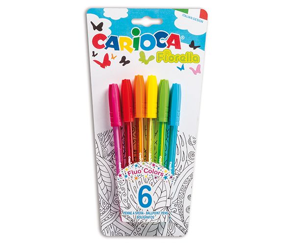 Fiorella pix colorat set de 6 bucăţi - Carioca