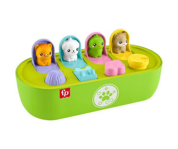 Fisher Price: Pop-up állatos bújócska - Mattel